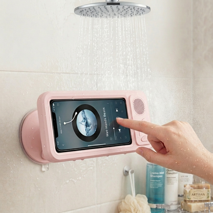 HydroSound Waterproof Shower Speaker & Phone Holder